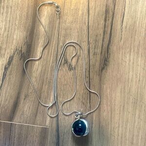 34” long pendant necklace